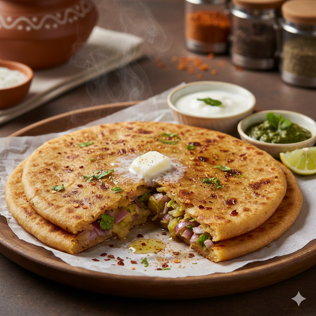 Aloo Onion Paratha